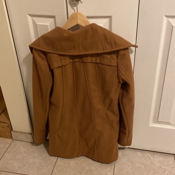 Vero moda tan wool peacoat - Picture 3 of 5